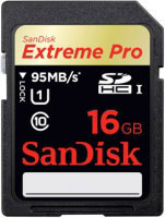 Sandisk 16GB Extreme Pro SDHC (SDSDXPA-016G-X46)